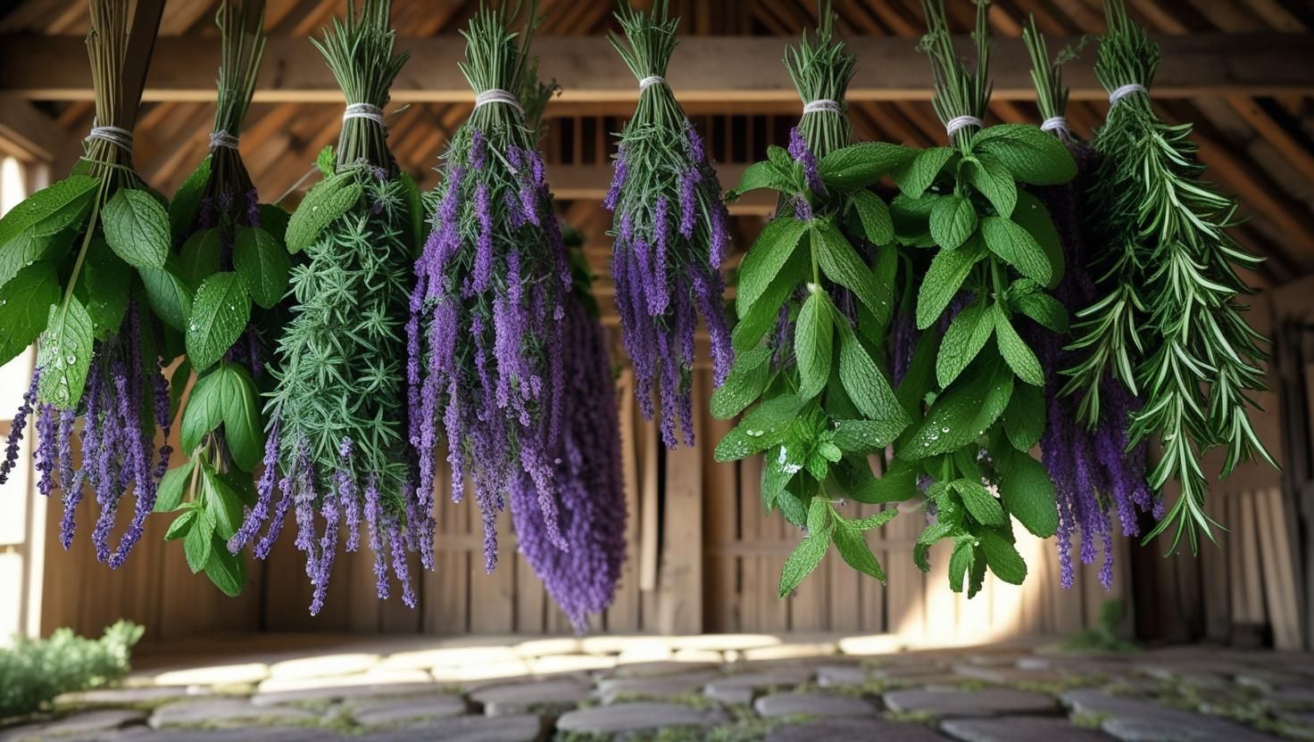 Drying Herbs
